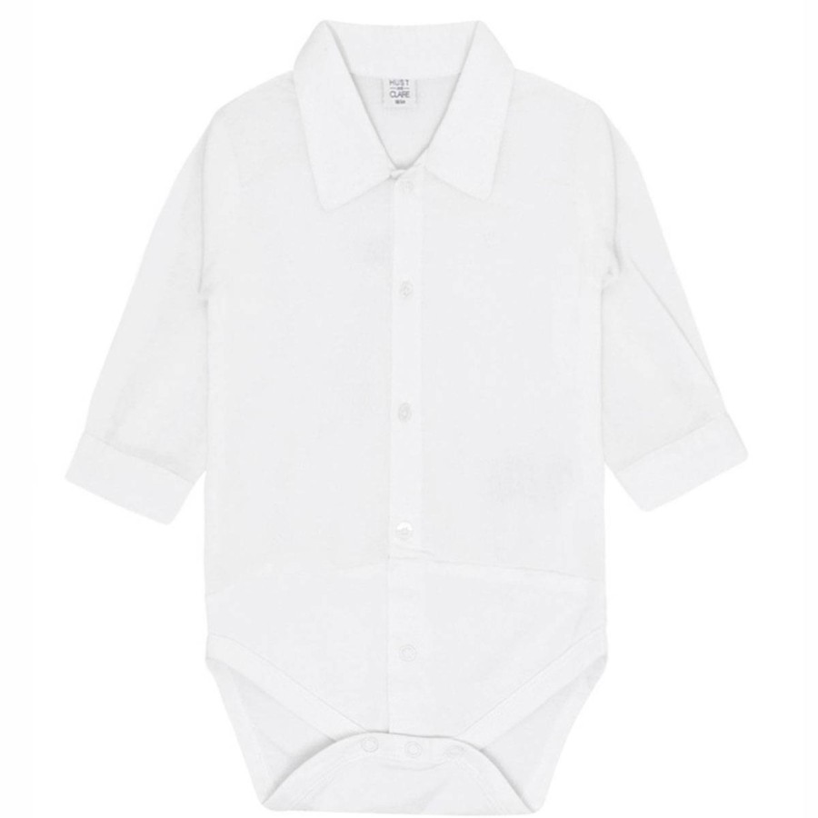 Barneklaer Hust&Claire | Hust & Claire Birger Skjortebody, White