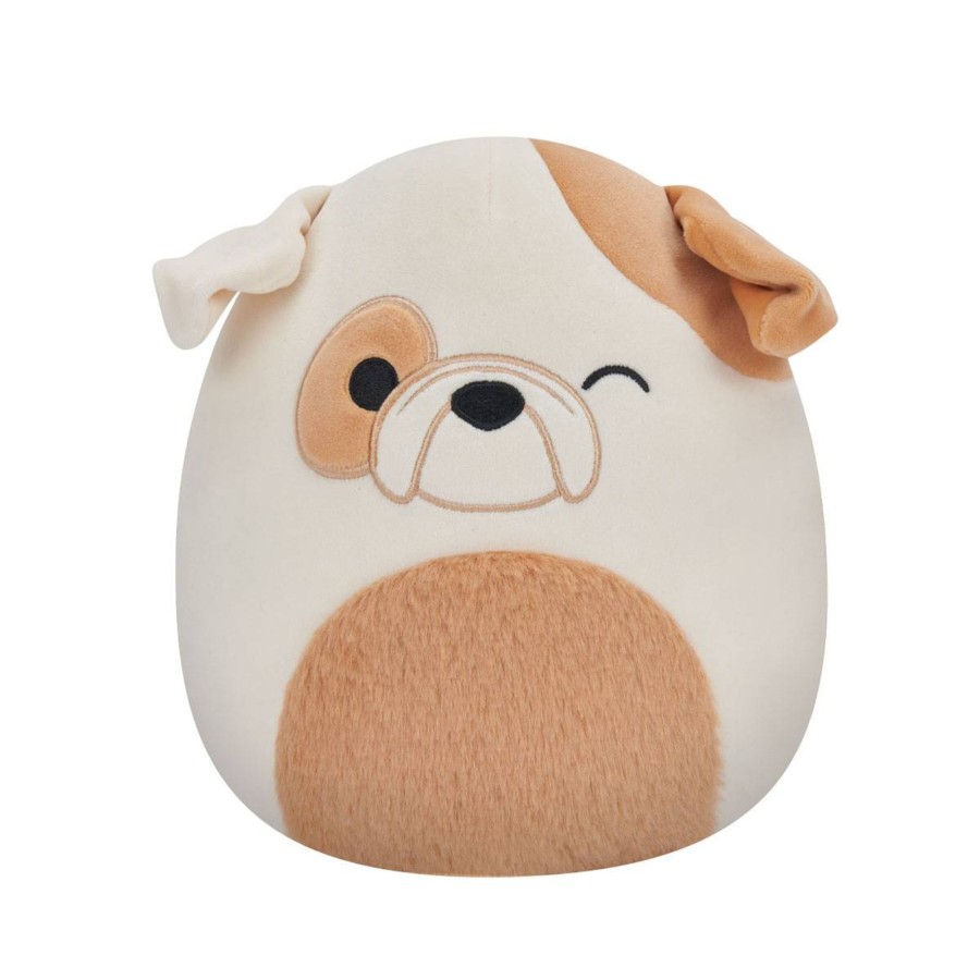 Leker Squishmallows | Squishmallows 19 Cm Brock The Winking Bulldog