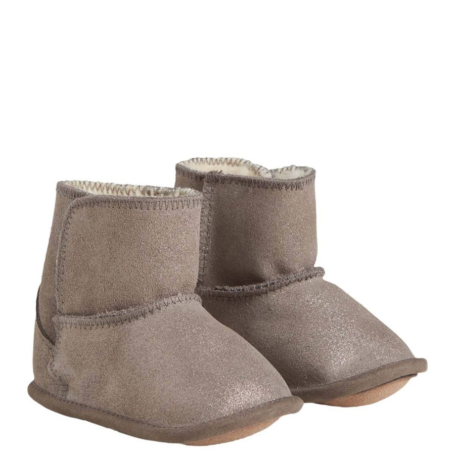 Yttertoy Og Sko En Fant | En Fant Booties Til Baby M/Glitter, Chocolate Chip