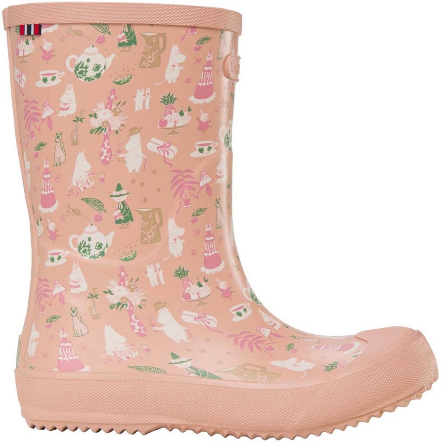 Yttertoy Og Sko Viking | Viking Indie Active Moomin Gummistovler, Light Pink