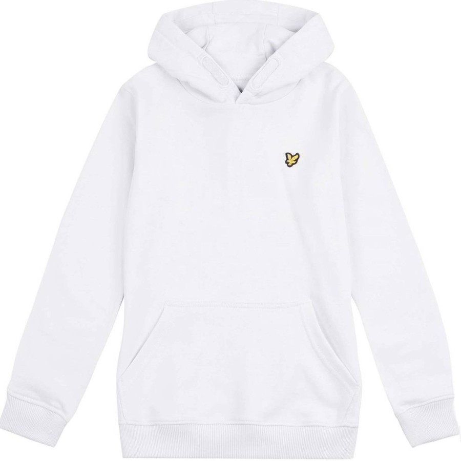 Barneklaer Lyle & Scott | Lyle & Scott Teen Hettegenser, Bright White