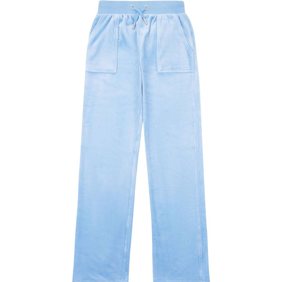 Barneklaer Juicy Couture | Juicy Couture Velour Joggebukse Til Barn, Robbia Blue