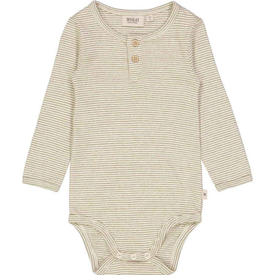 Barneklaer Wheat | Wheat Body Med Striper, Seaweed Stripe