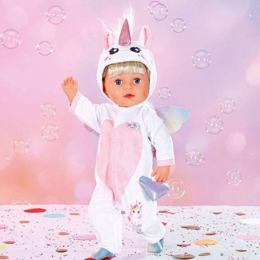 Leker Baby Born | Baby Born Unicorn Drakt 43 Cm