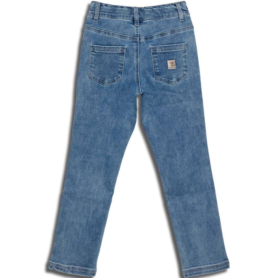 Barneklaer Sometime Soon | Sometime Soon Trigger Jeans Til Barn, Light Blue Denim