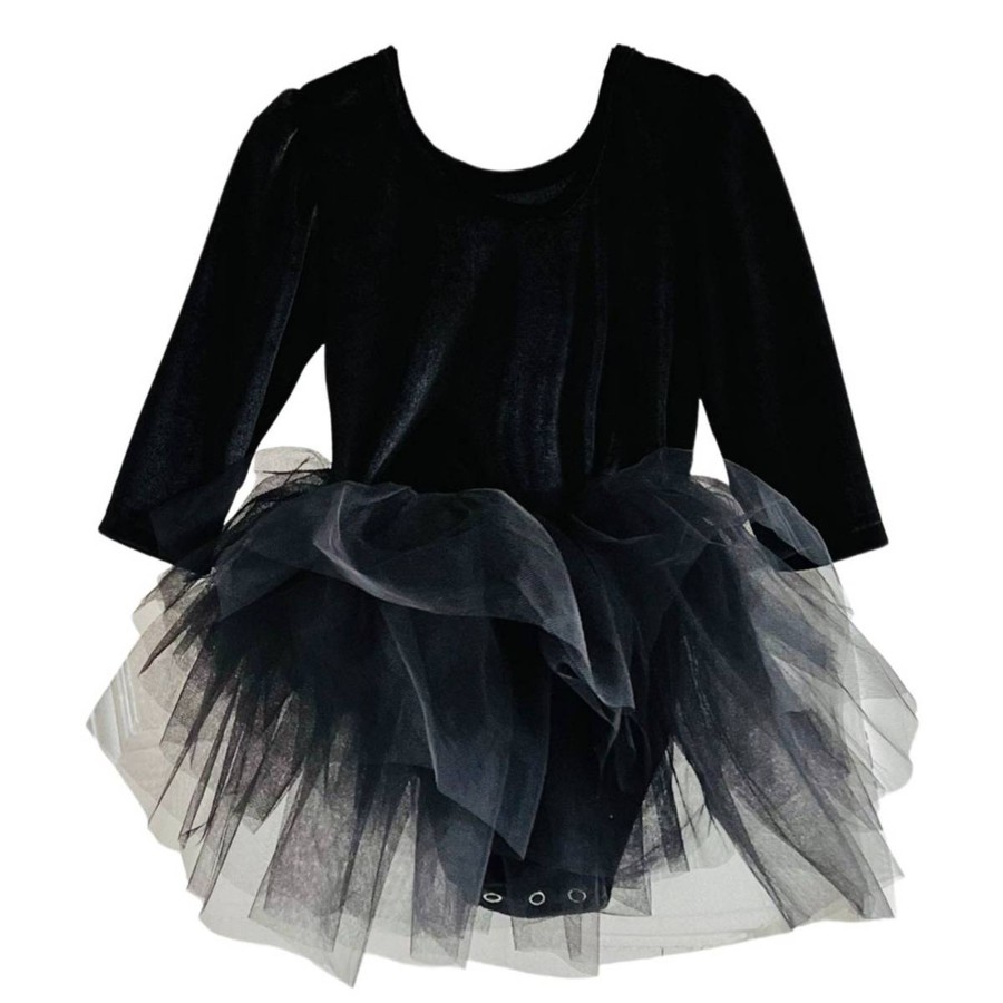 Barneklaer Dolly | Dolly Fancy London Ballettkjole Til Barn, Black