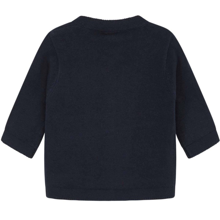 Barneklaer Hust&Claire | Hust & Claire Cello Cardigan Til Baby, Navy