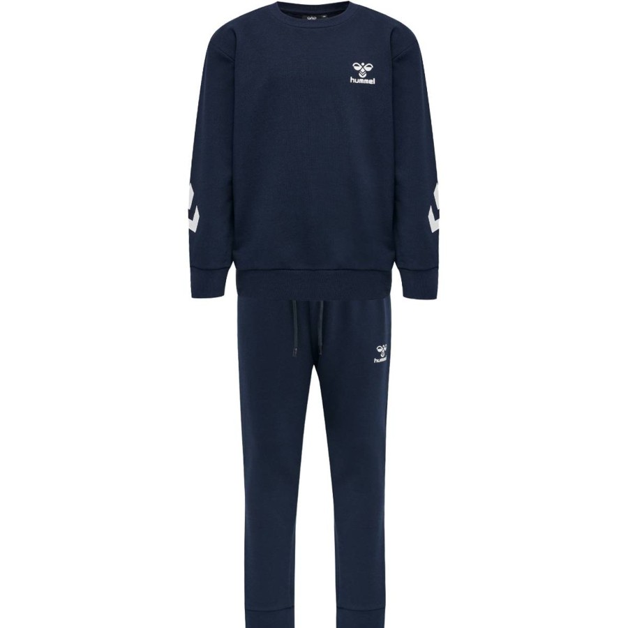 Barneklaer Hummel | Hummel Venti Tracksuit Sett Til Barn, Black Iris