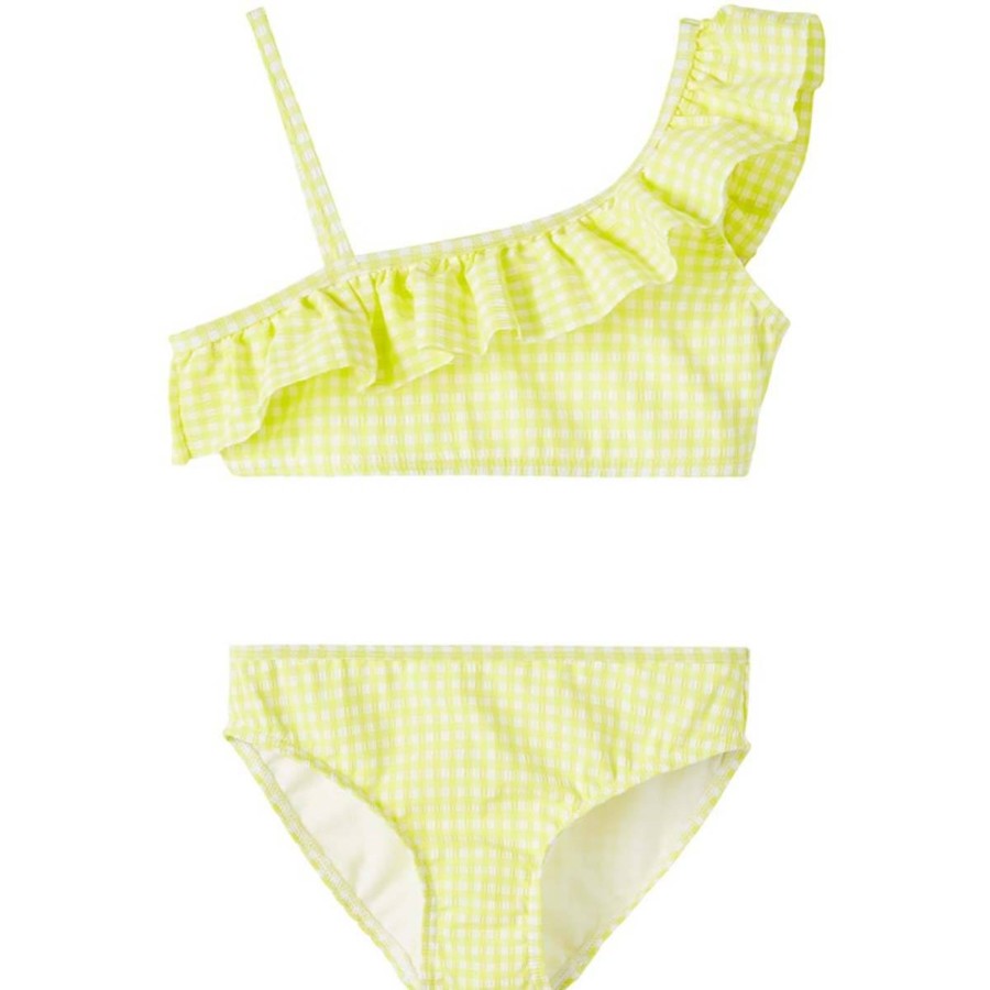 Barneklaer Name It | Name It Ziline Bikini Til Barn Og Ungdom, Lemon Tonic