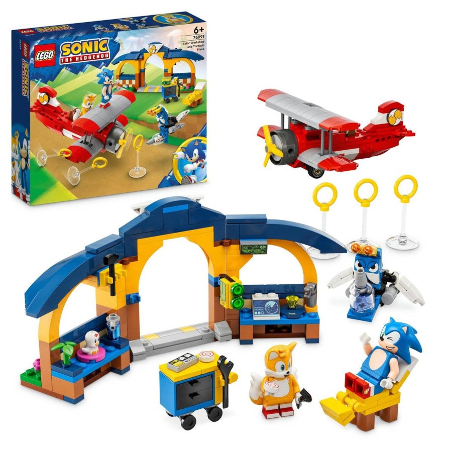 Leker LEGO | Lego Sonic Verkstedet Og Tornadoflyet Til Tails 6 Ar+