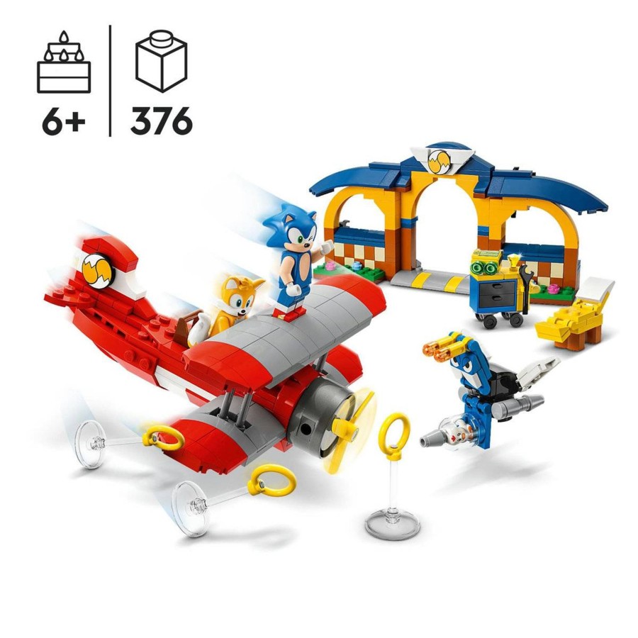 Leker LEGO | Lego Sonic Verkstedet Og Tornadoflyet Til Tails 6 Ar+