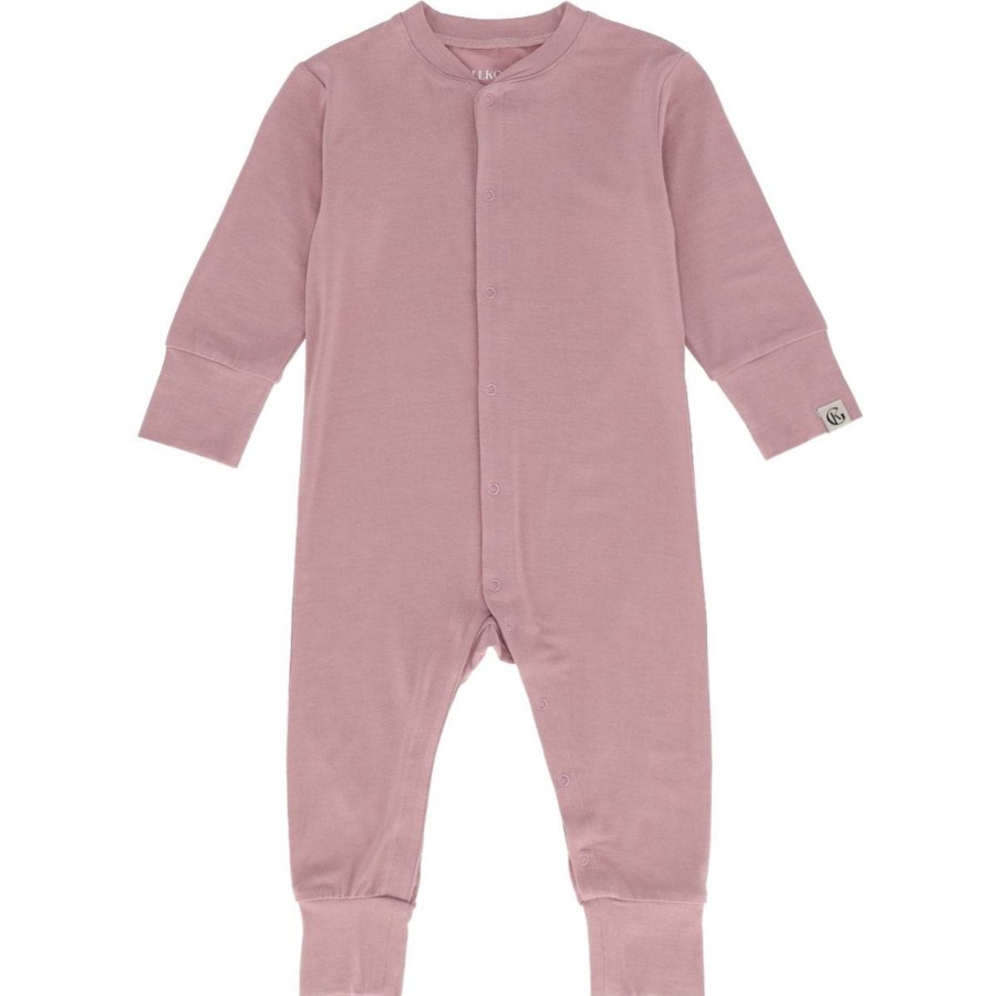 Barneklaer Gullkorn | Gullkorn Vennen Babydress I Bambus, Lavendelrosa