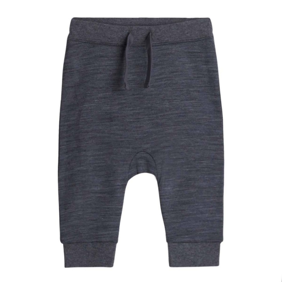 Barneklaer Hust&Claire ull | Hust & Claire Joggebukse I Ull/Bambus, Grey Blend