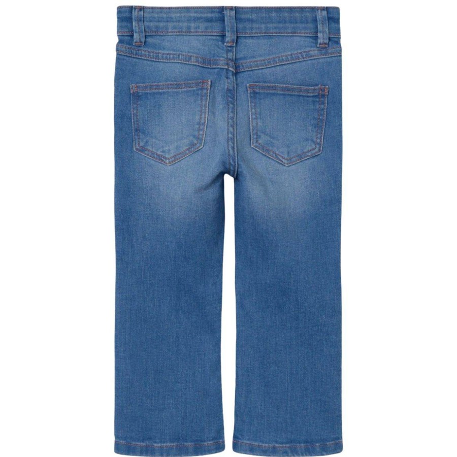 Barneklaer Name It | Name It Boot Jeans 3166-Mt Til Smabarn, Medium Blue Denim