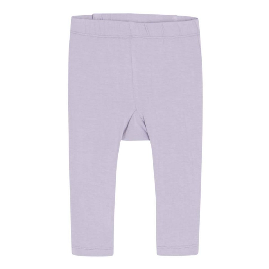 Barneklaer Hust&Claire bambus | Hust & Claire Lucia Leggings I Bambus M/Volanger, Lavender