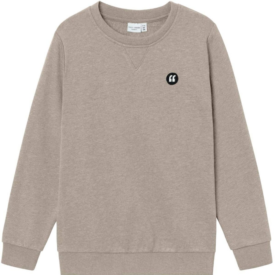 Barneklaer Name It | Name It Vimo Sweatshirt Til Smabarn, Pure Cashmere