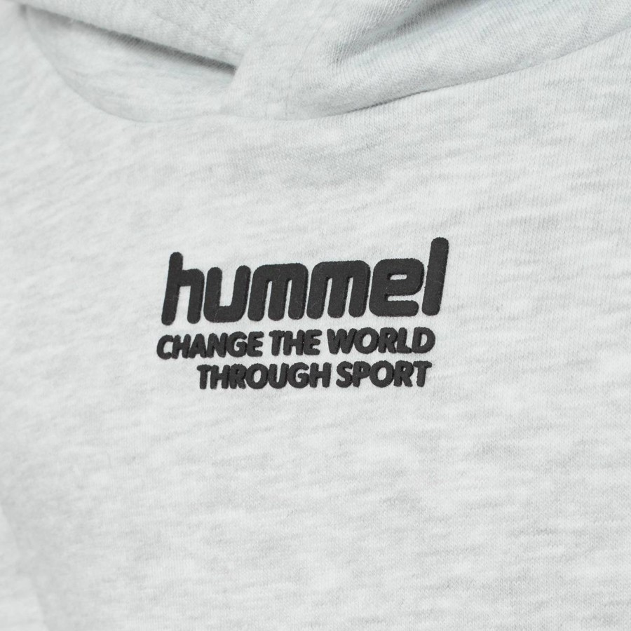 Barneklaer Hummel | Hummel Pure Hettegenser Til Barn, Ultra Light Grey