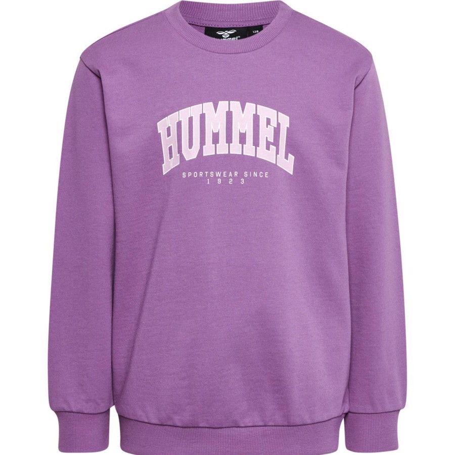 Barneklaer Hummel | Hummel Fast Sweatshirt Til Barn, Argyle Purple