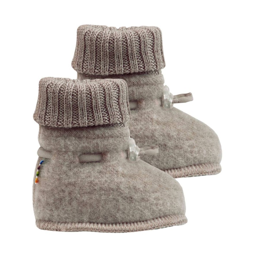 Yttertoy Og Sko Joha | Joha Ullfleece Booties Til Baby, Sesame Mel