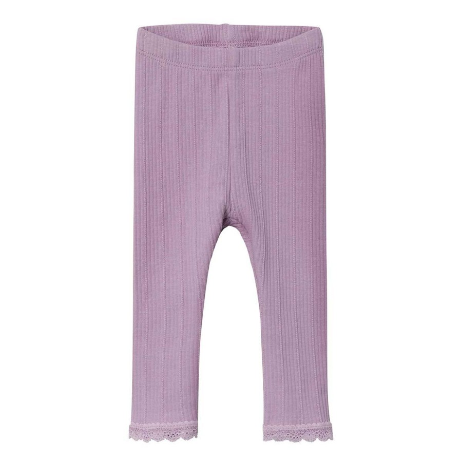 Barneklaer Name It | Name It Ranie Leggings Til Baby, Lavender Mist