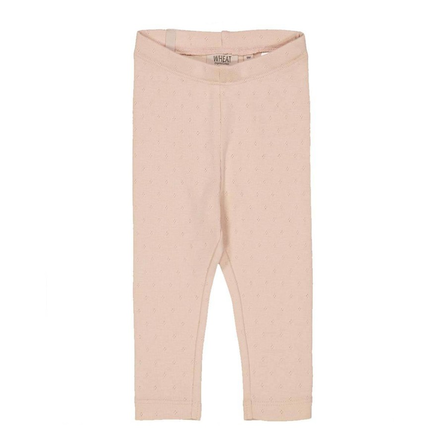 Barneklaer Wheat | Wheat Jersey Leggings Til Baby, Rose Dust