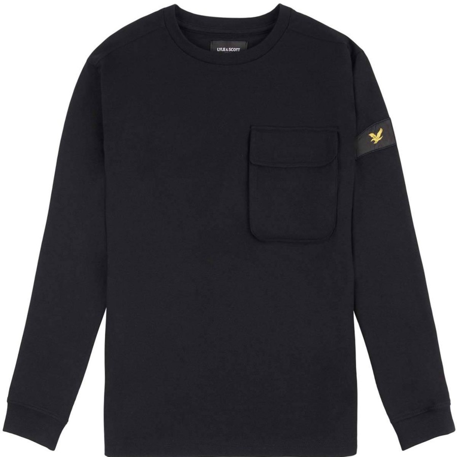 Barneklaer Lyle & Scott | Lyle & Scott Genser Med Lomme, Black