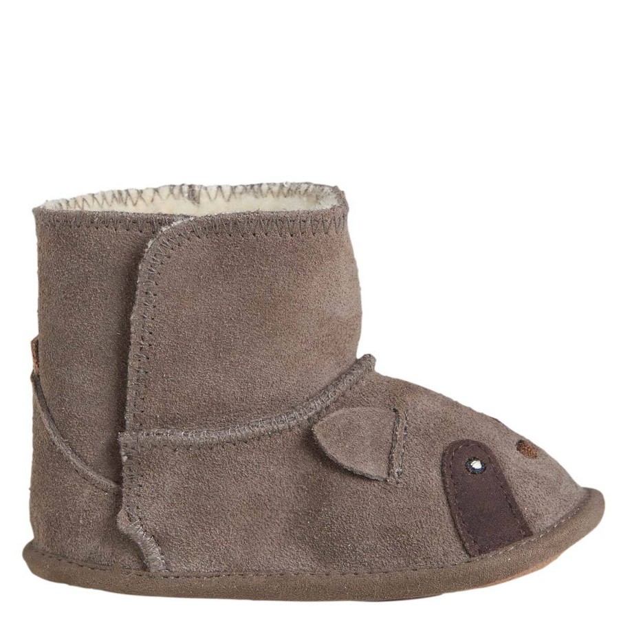 Yttertoy Og Sko En Fant | En Fant Booties Til Baby M/Dyr, Chocolate Chip