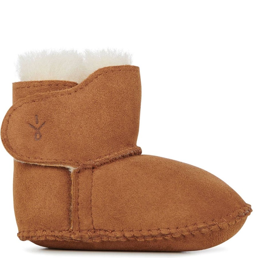 Yttertoy Og Sko EMU Austalia | Emu Australia Booties Til Baby, Chestnut