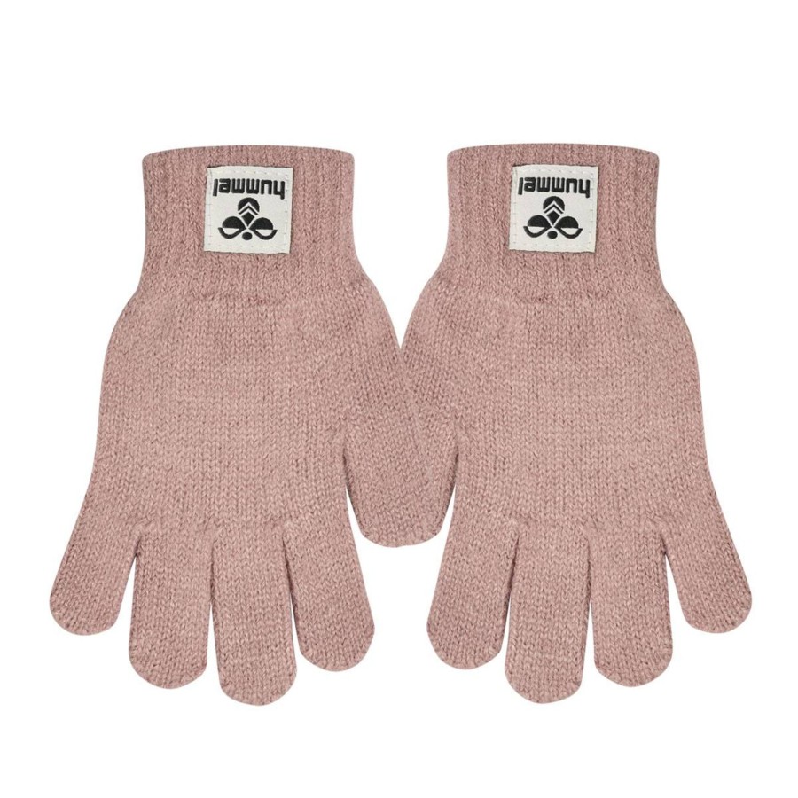 Yttertoy Og Sko Hummel | Hummel Knit Glove Vanter Til Barn, Woodrose