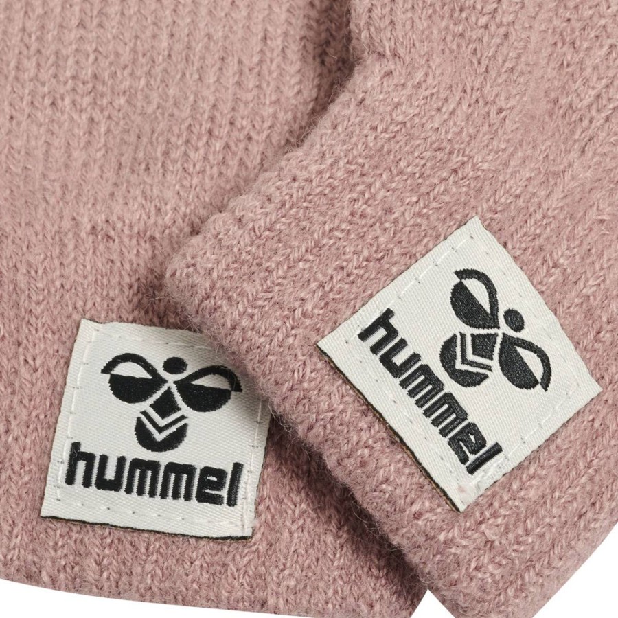 Yttertoy Og Sko Hummel | Hummel Knit Glove Vanter Til Barn, Woodrose