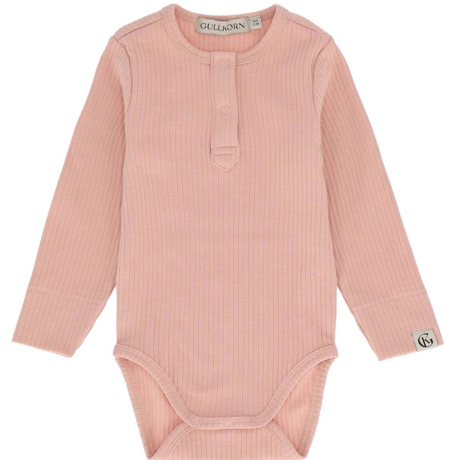 Barneklaer Gullkorn | Gullkorn Raffen Body Til Baby Og Smabarn, Soft Rosa