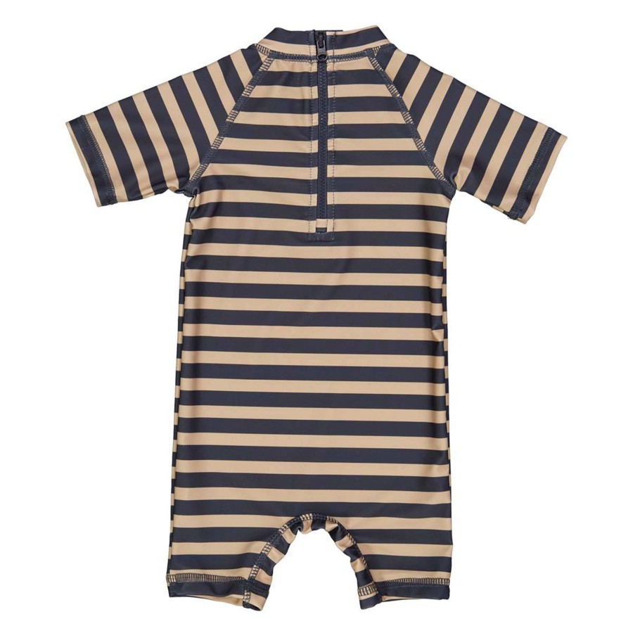 Barneklaer Wheat | Wheat Cas Uv-Drakt Til Baby, Ink Stripe