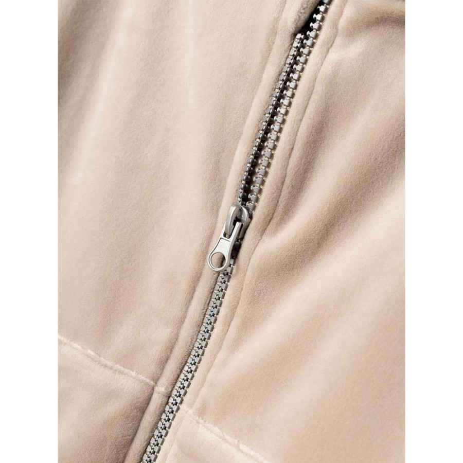 Barneklaer Name It | Name It Dalone Velour Zip-Jakke Til Barn, Oxford Tan