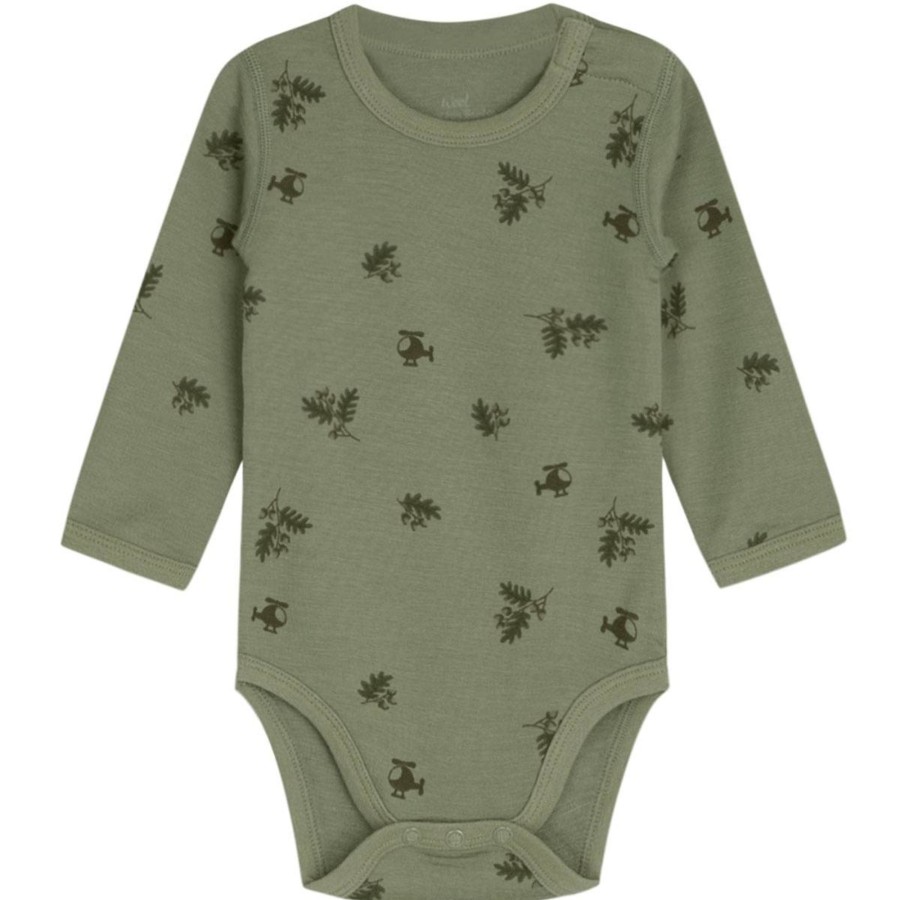 Ull/Superundertoy Hust&Claire ull | Hust & Claire Body I Ull/Bambus Med Notter, Khaki