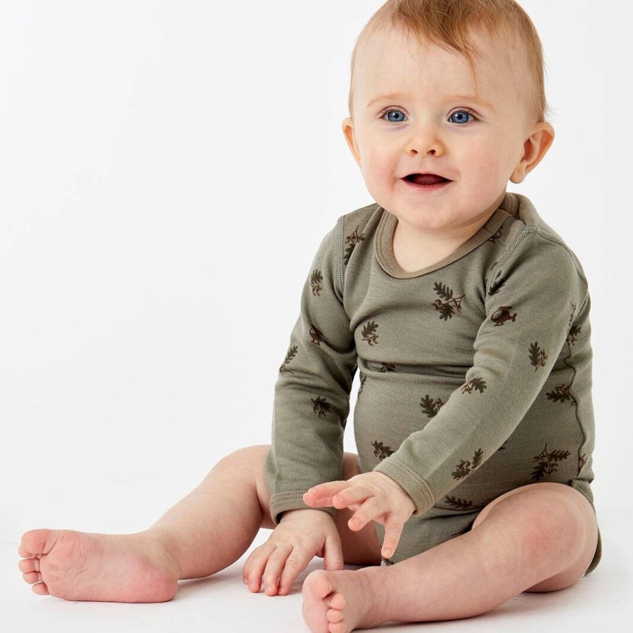 Ull/Superundertoy Hust&Claire ull | Hust & Claire Body I Ull/Bambus Med Notter, Khaki