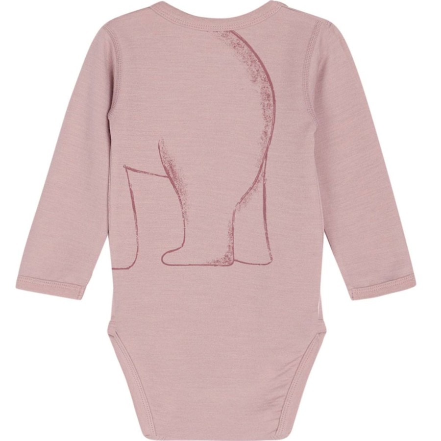 Ull/Superundertoy Hust&Claire ull | Hust & Claire Body I Ull/Bambus Med Isbjorn, Shade Rose