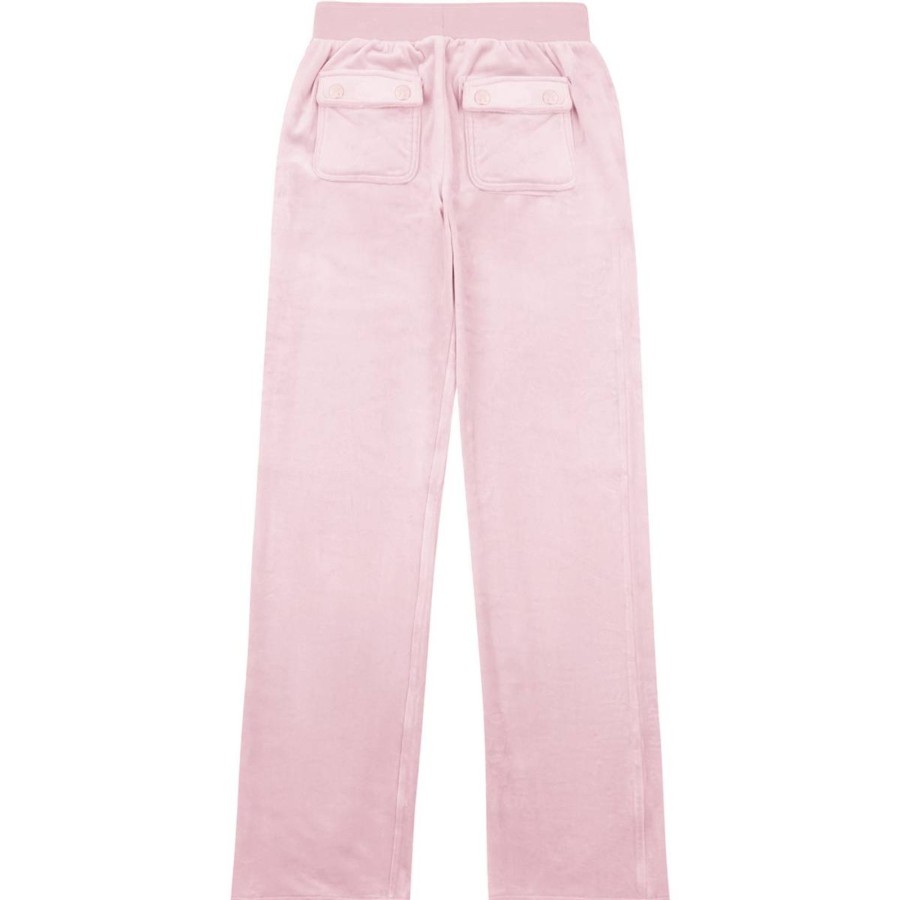 Barneklaer Juicy Couture | Juicy Couture Velour Joggebukse Til Barn, Pink Nectar