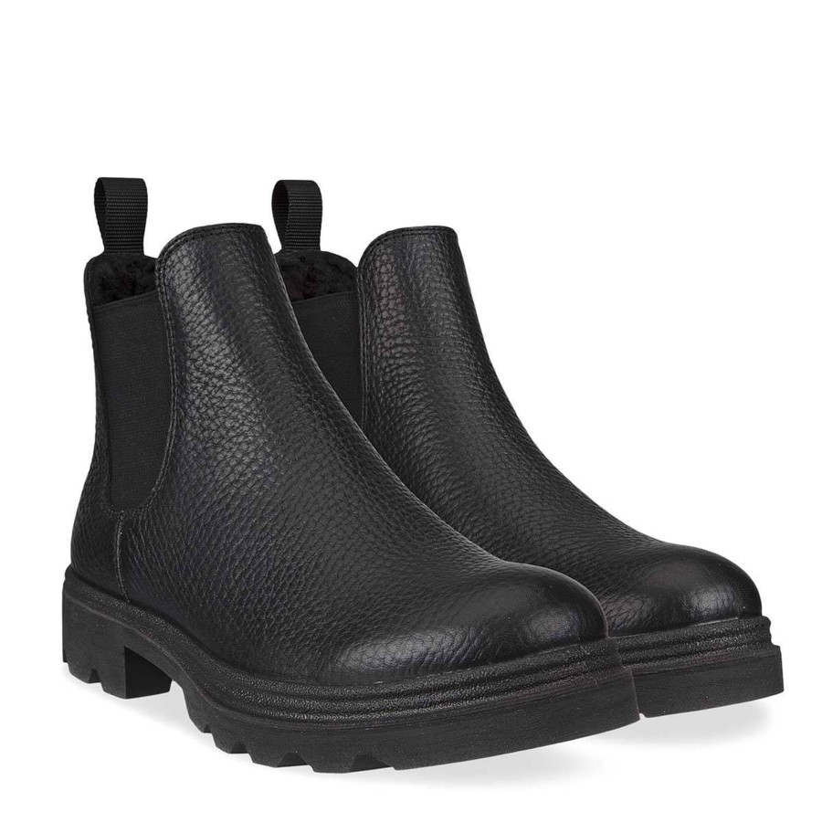 Yttertoy Og Sko Ecco | Ecco Grainer Chelsea Boots Til Dame, Black Oberon