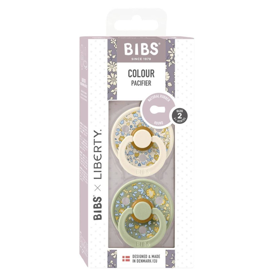 Accessories Bibs | Bibs 2 Pack Liberty Color Latex Smokker, Sage Mix