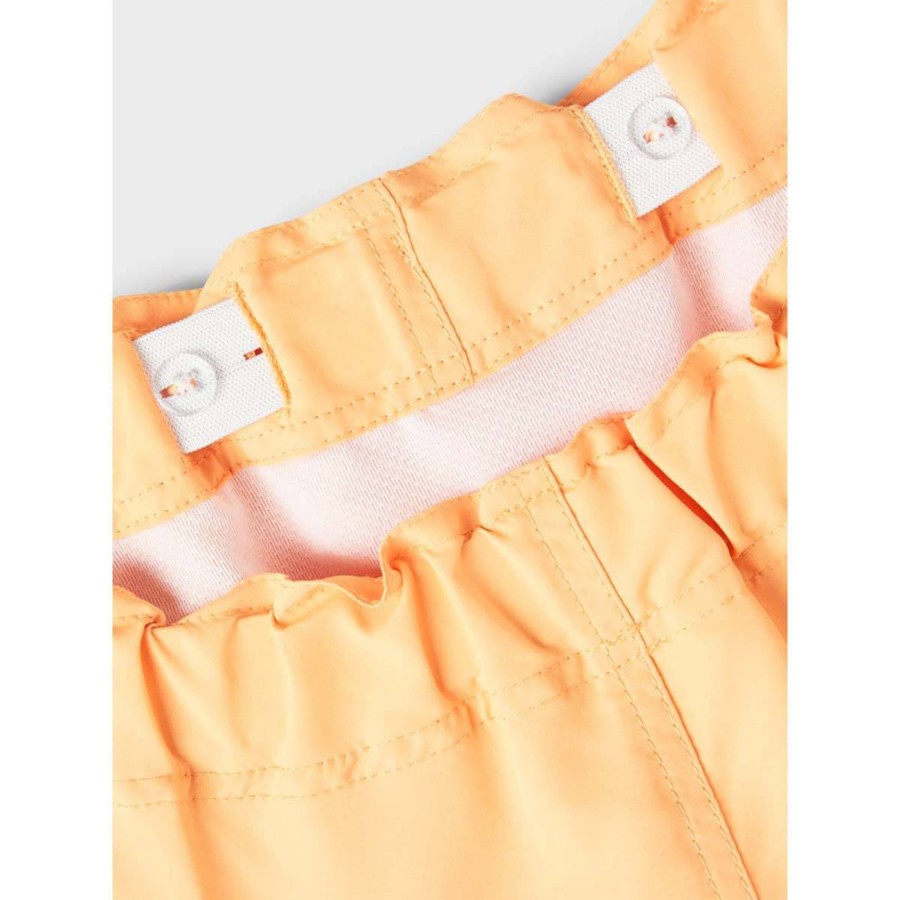 Barneklaer Name It | Name It Zakri Badeshorts Til Barn, Orange Chiffon