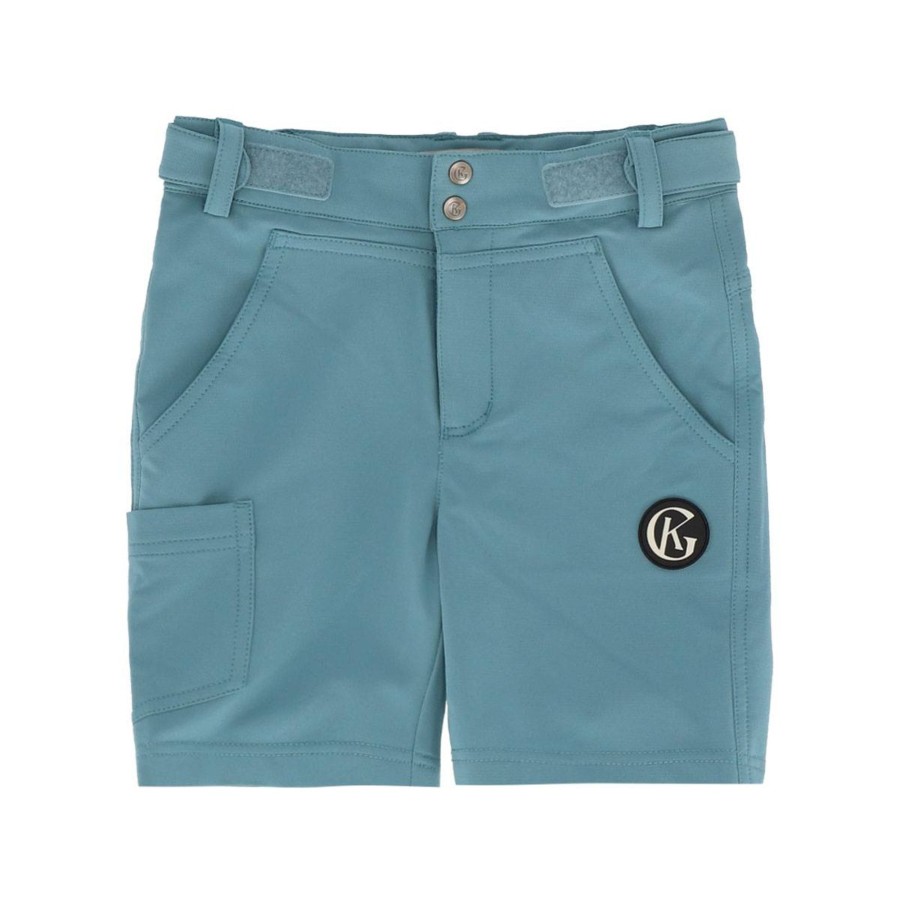 Barneklaer Gullkorn | Gullkorn Design Clover Lett Softshellshorts, Gammelbla