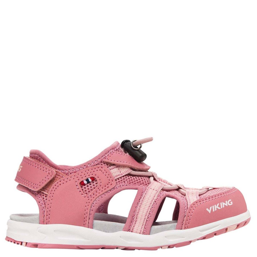 Yttertoy Og Sko Viking | Viking Thrill Sandaler Til Barn, Antiquerose/Light Pink