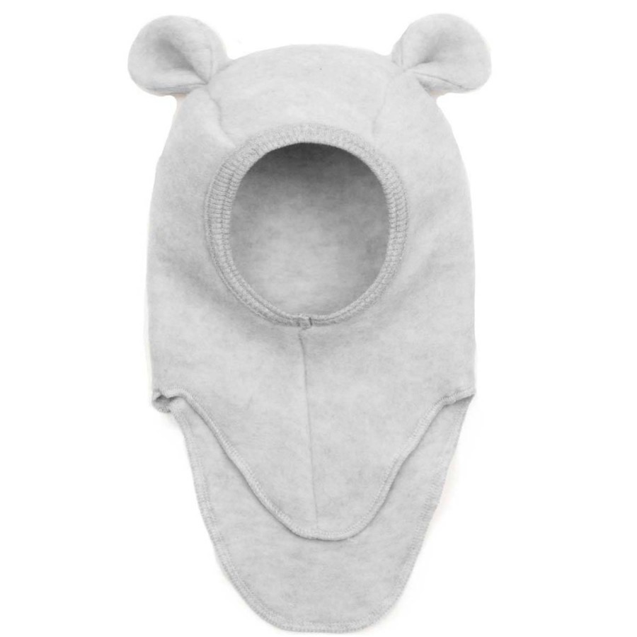 Yttertoy Og Sko Huttelihut | Huttelihut Balaclava I Ullfleece M/Sma Orer, Light Grey