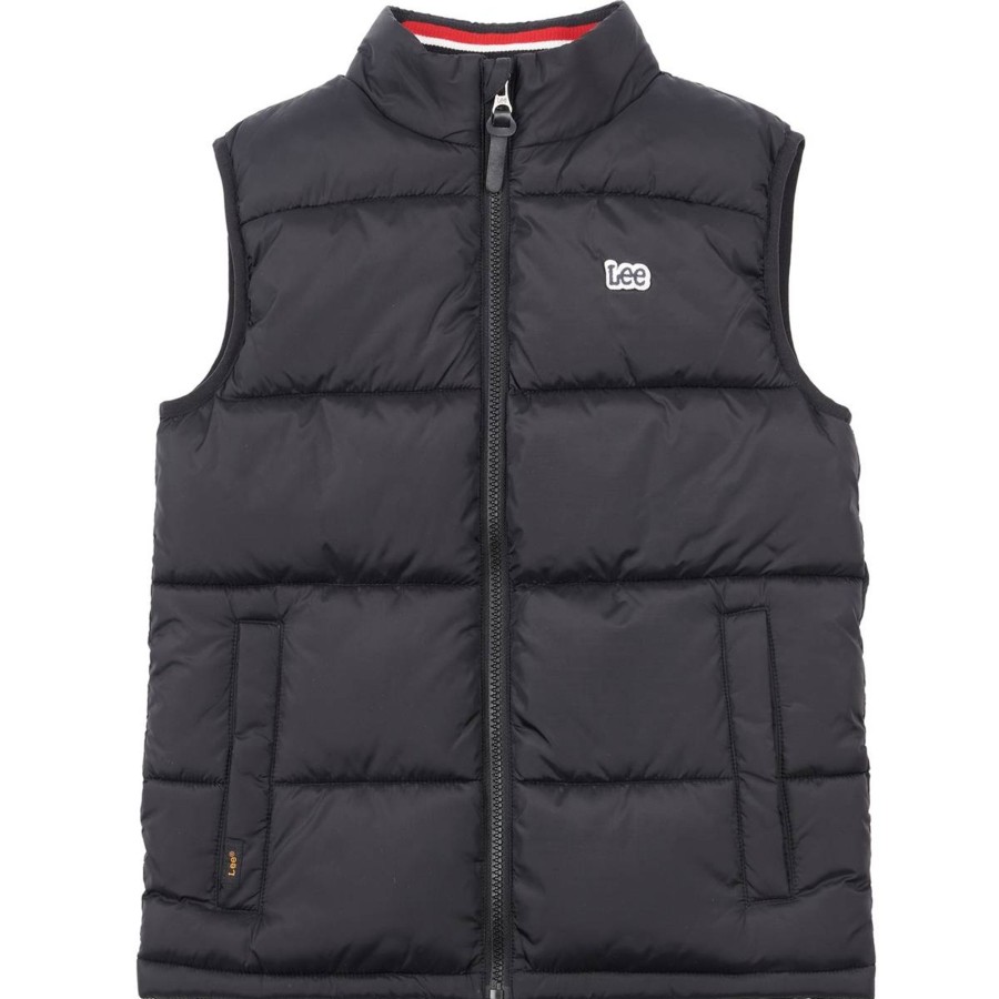 Yttertoy Og Sko Lee | Lee Gilet Boblevest Til Barn, Black