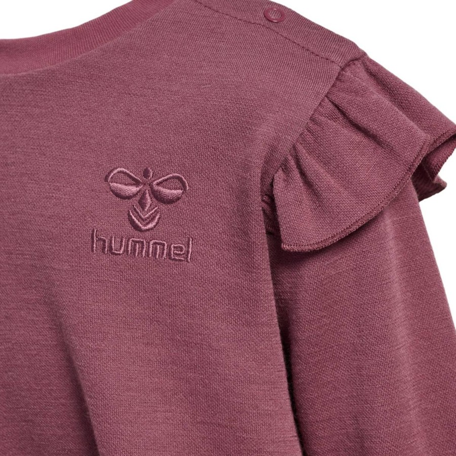 Ull/Superundertoy Hummel | Hummel Wulbato Kjole I Ull/Bomull Til Barn, Rose Brown