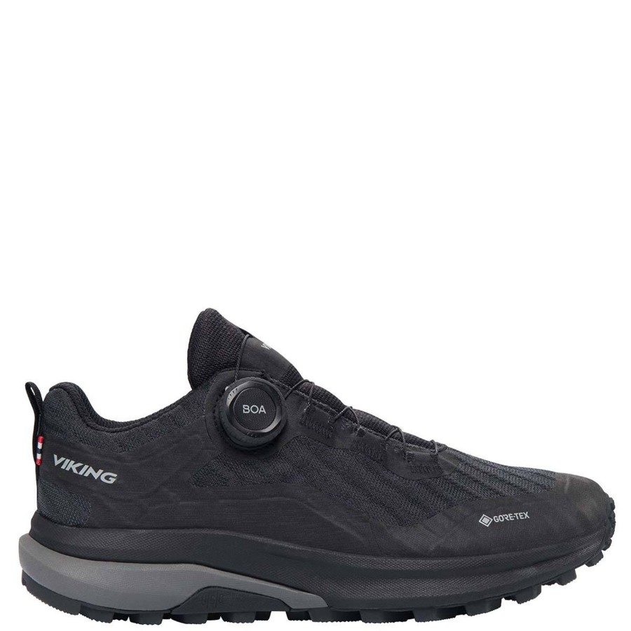 Yttertoy Og Sko Viking | Viking Anaconda Trail Gtx Tursko Til Barn, Black