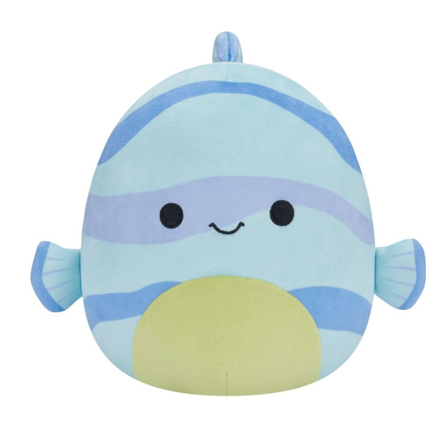 Leker Squishmallows | Squishmallows 19 Cm Leland The Blue Striped Fish