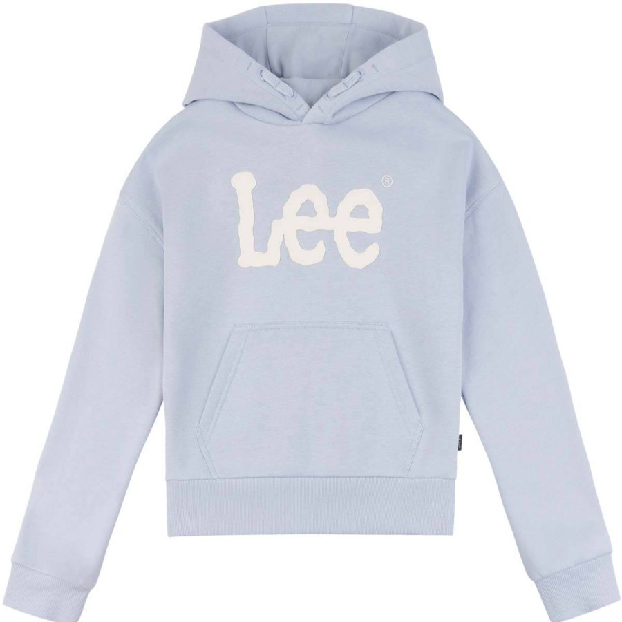 Barneklaer Lee | Lee Wobbly Graphic Hettegenser Til Barn, Zen Blue