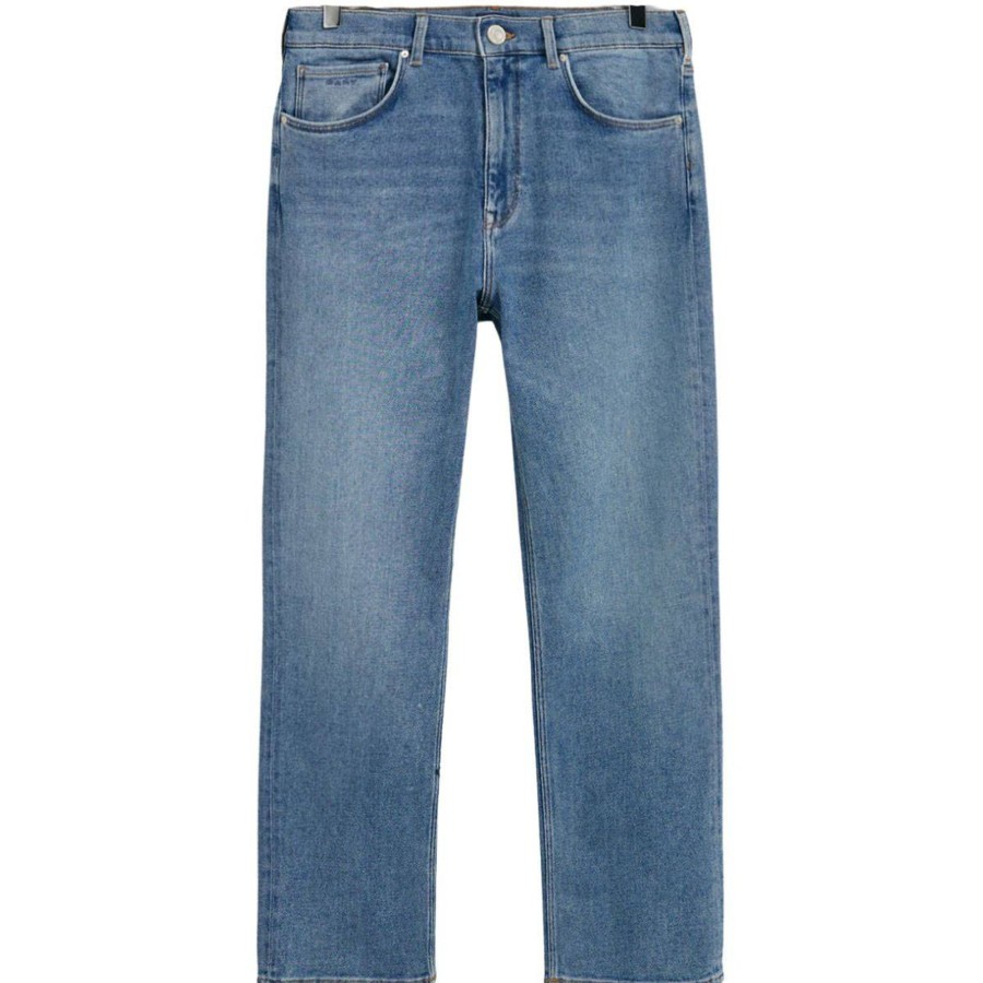 Barneklaer Gant | Gant Relaxed Jeans, Semi Light Blue Worn In