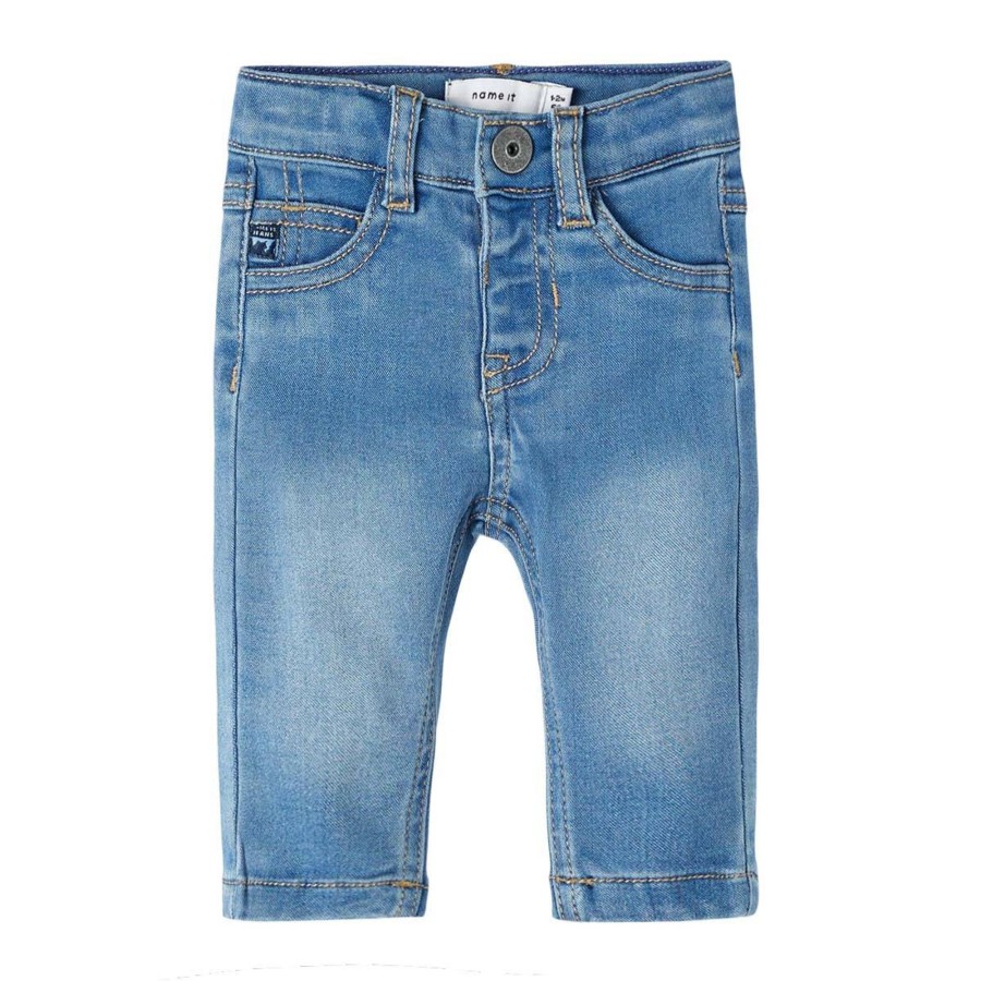 Barneklaer Name It | Name It Silas 1871 Jeans Til Baby, Light Blue Denim